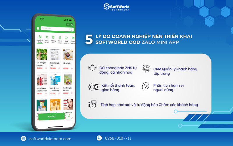 ly do nên triển khai ood zalo mini app