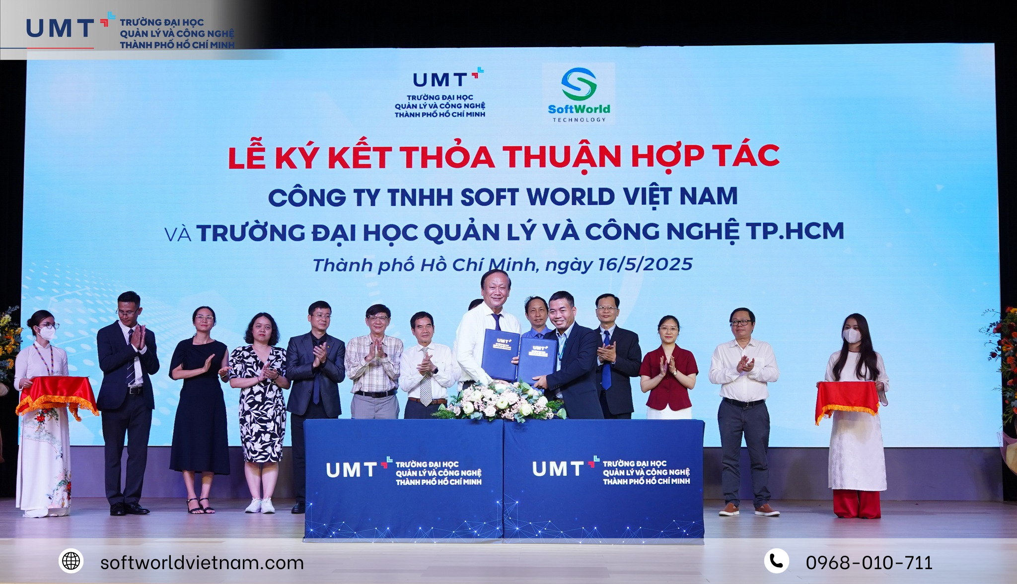 softworld umt ky ket thoa thuan hop tac 2025