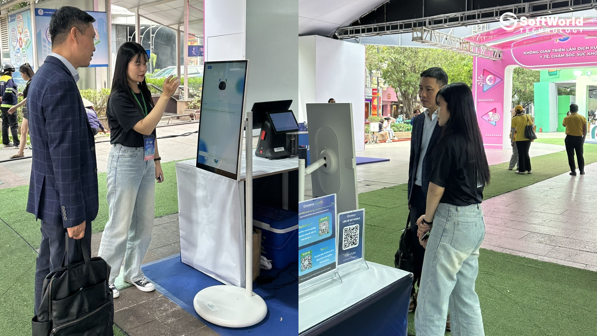 Trải nghiệm OOD Platform tại gian hàng của SoftWorld