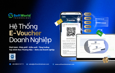 E-Voucher System của SoftWorld — giải pháp phát hành và quản lý voucher điện tử toàn diện cho doanh nghiệp