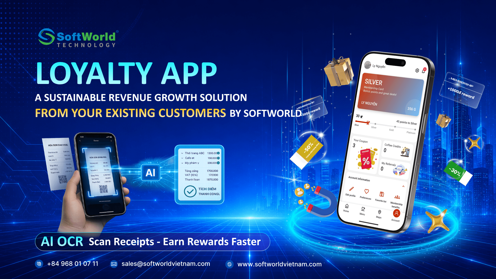 Loyalty App – SoftWorld's Sustainable Revenue Growth Solution for Existing Customers